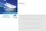 Cruise Travel Small Postcard